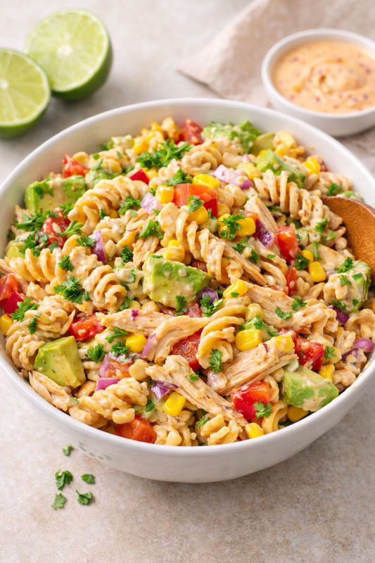 🍝 High-Protein Chicken Pasta Salad